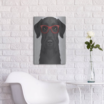 «Schnauzer géant portant des lunettes de style hipster» par les affiliés Furbaby