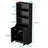 Damilja 27.5" W x 75.5" H Standard Bookcase 3 Shelf with Two Doors-1818646797