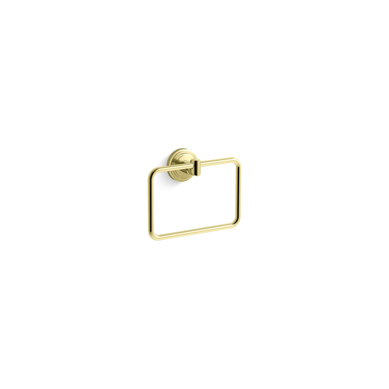 Pinna Paletta® Towel Ring, Unlacquered brass