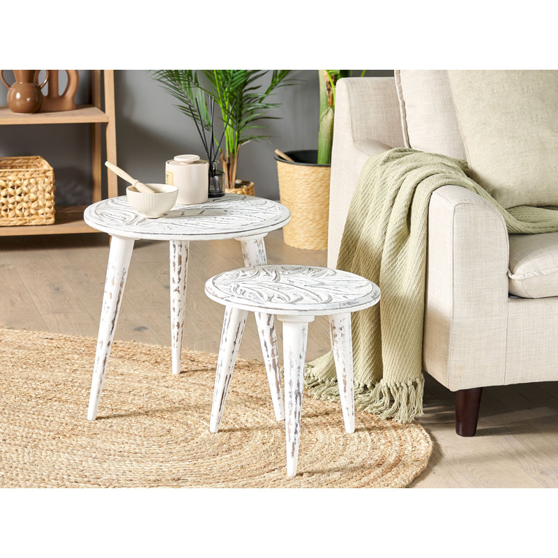 Irena Solid Wood Nesting Tables