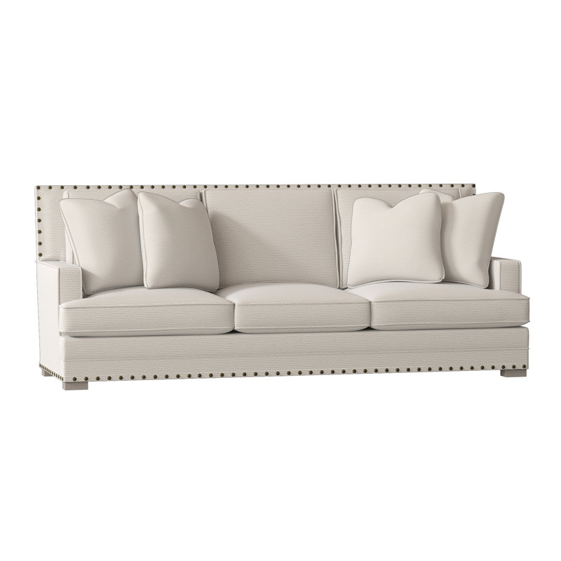 Cantor Sofa, Cream Chenille 1345-002, Blanca