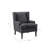 Accent Chair with Solid Wood Frame