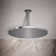Contemporary 12" Round Single-Function Rainhead, Round Rain Showerhead, 2.5 Gpm