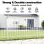 Aairah Garden Fence Spear Outdoor Panel Barrier Border Privacy Multi Sizes-1175870730-1175870738-1175870740