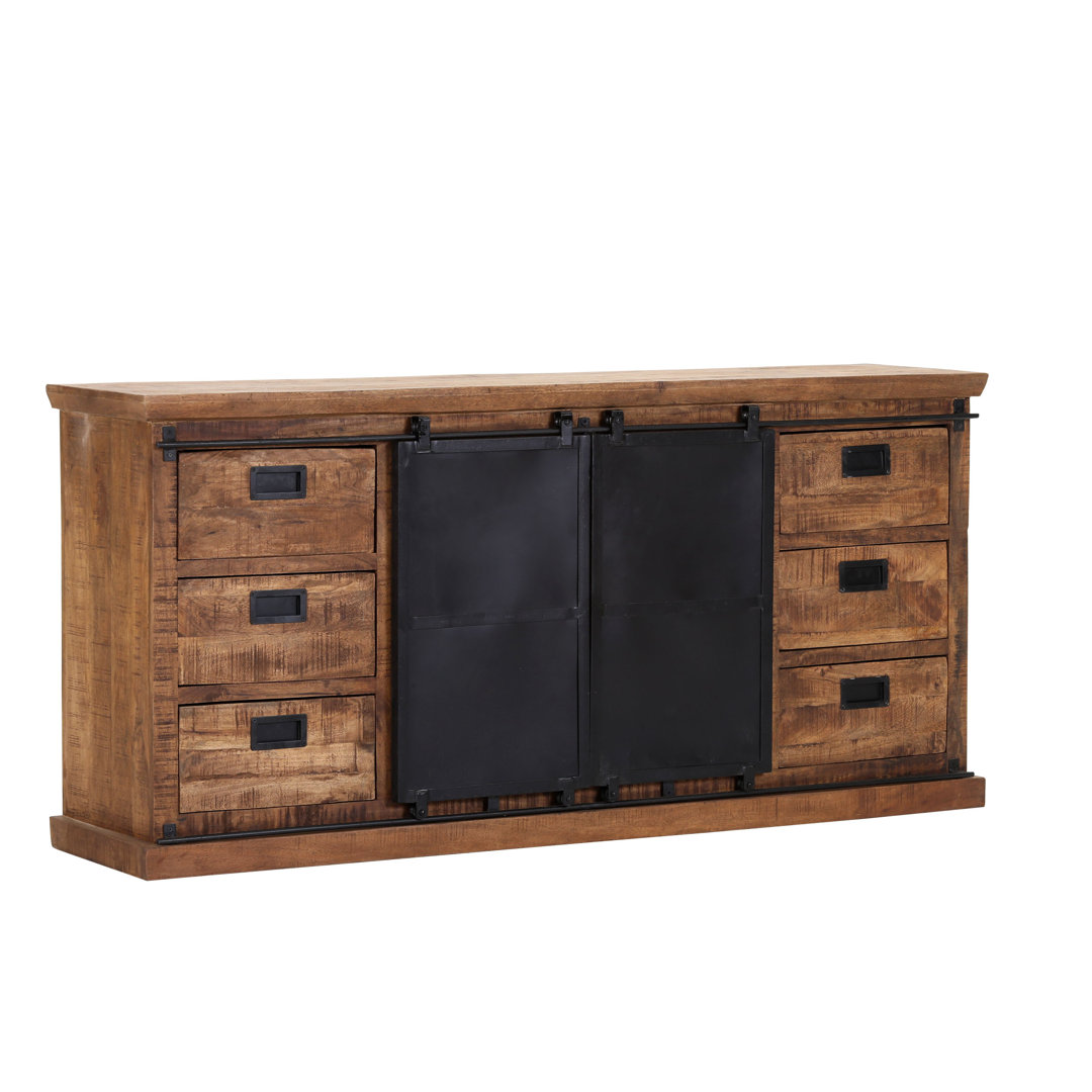 Sideboard Manahan aus Massivholz 100 cm