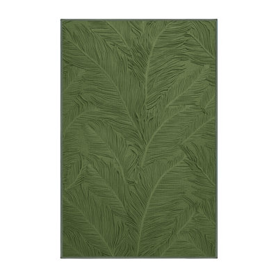 Washable Mizuna Vegetables Area Rug
