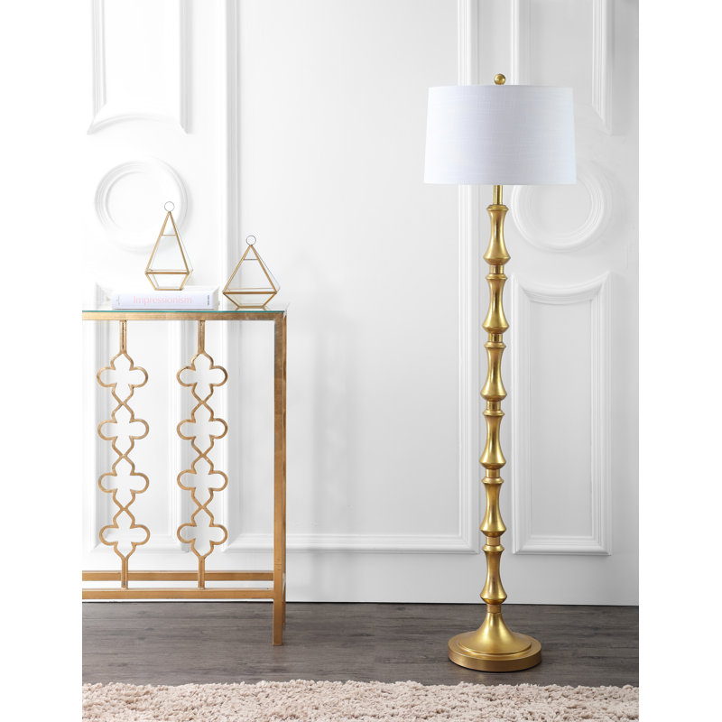 Lampe sur pied traditionnelle 62,5 po en métal Hersey
