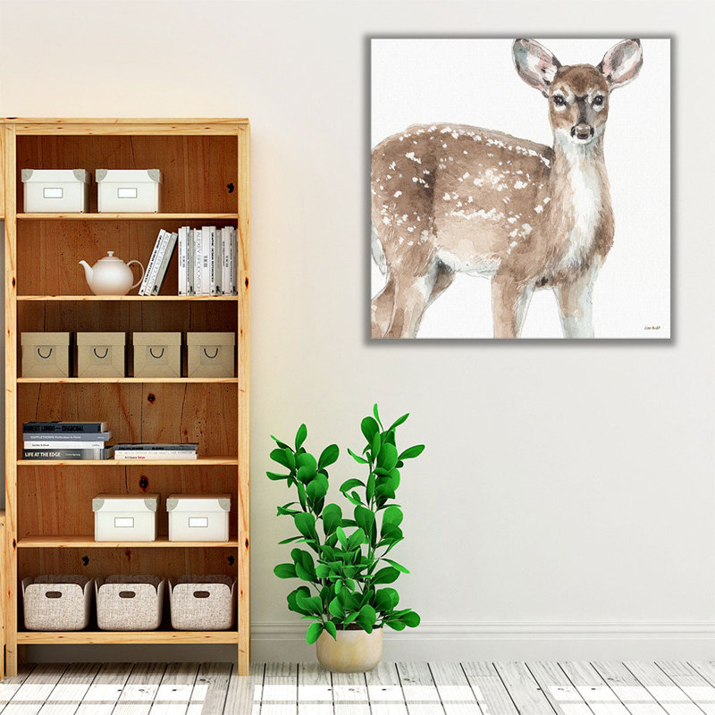 «Forest Friends VI», reproduction d'art sur toile, H 30 po x l 30 po