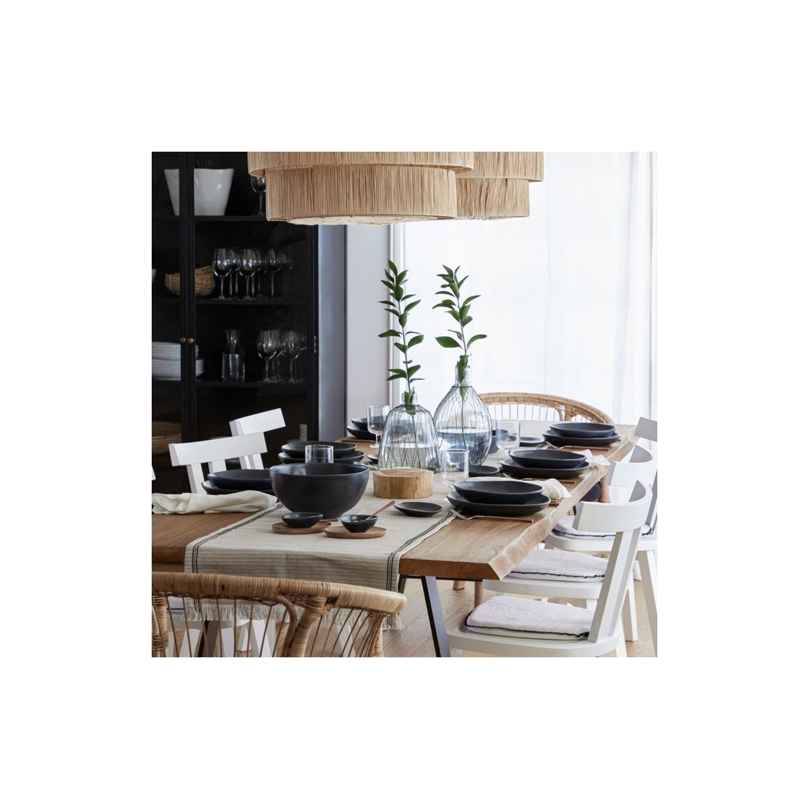 Livia Rectangle Stoneware Baker, Matte Black, 3'' H X 12'' L X 8.75'' W
