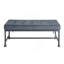 Banc rembourré gris Brantley