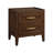 Syrine 2-Drawer Wooden Nightstand, Sable