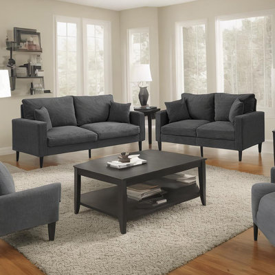 Comfortable Two - Piece Sofa Set With 3 - Seater And 2 - Seater Corduroy Design, Perfect For Small Spaces In Living Room Or Bedroom