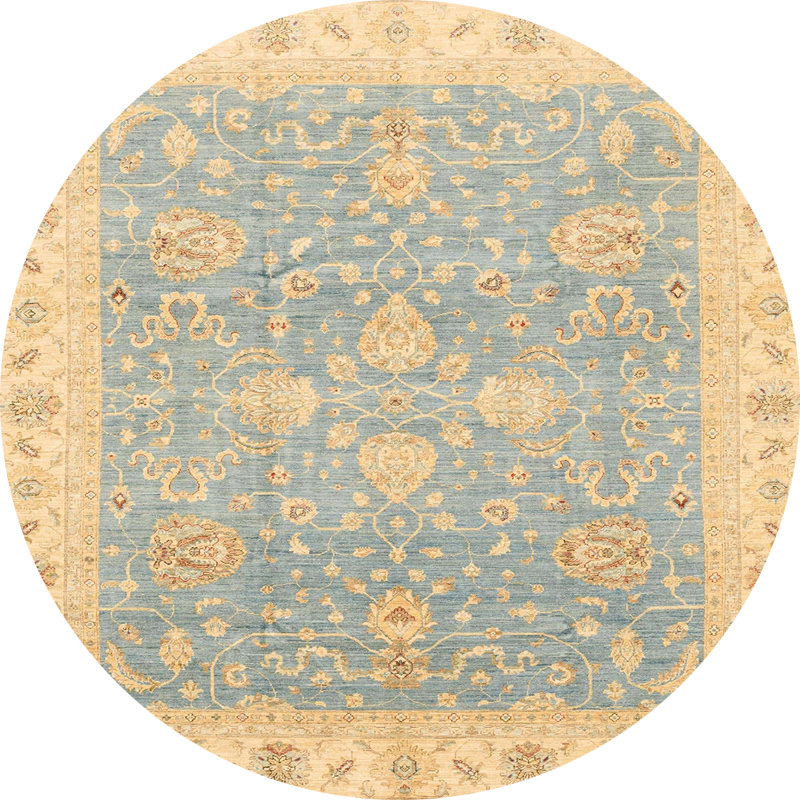 Adam-Jesse Abstract Indoor Rug, Round 7'