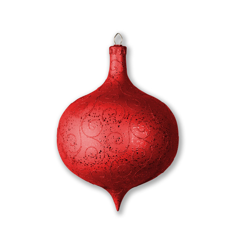 Onion-Shaped Ornament, Red