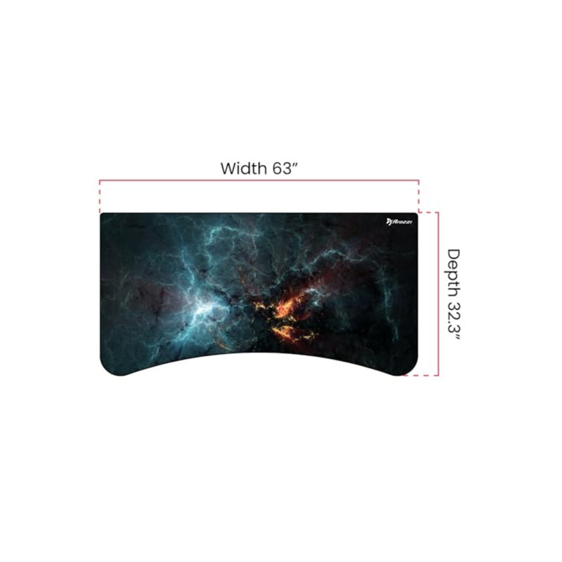 Arena Full-surface, Interchangeable, Water-resistant, And Washable Mouse Pad With Stitched Edges - Omega