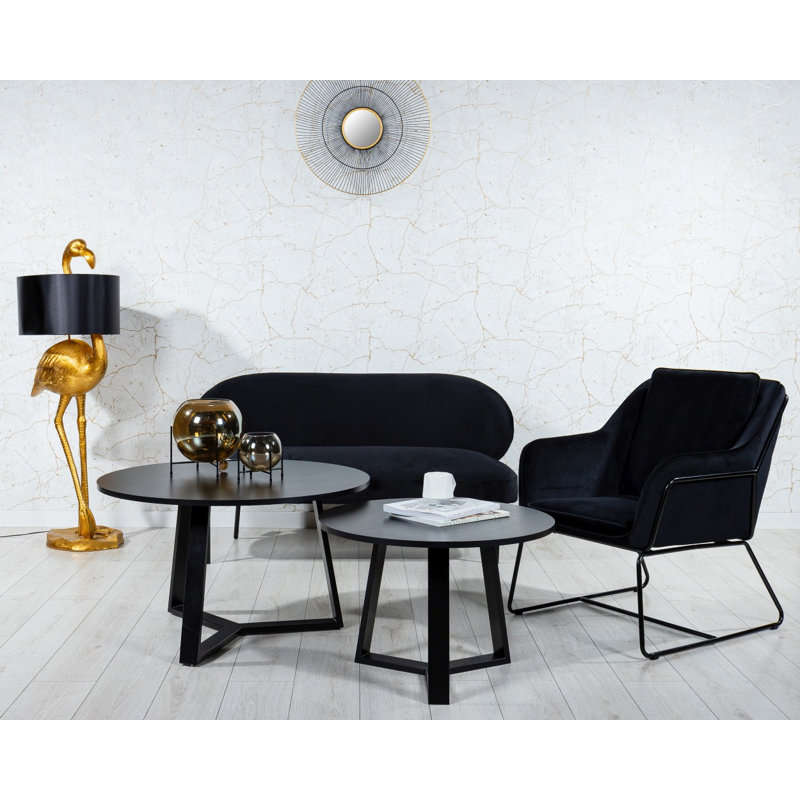 Alezia Frame Coffee Table, 53cm H x 90cm W x 90cm D
