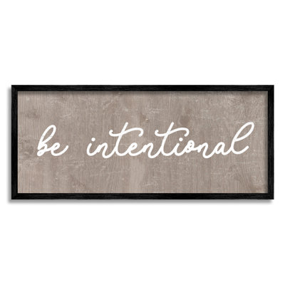 Be Be intentional rustic phrase par Lil 'Rue - impression