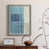 Toile avec cadre gris