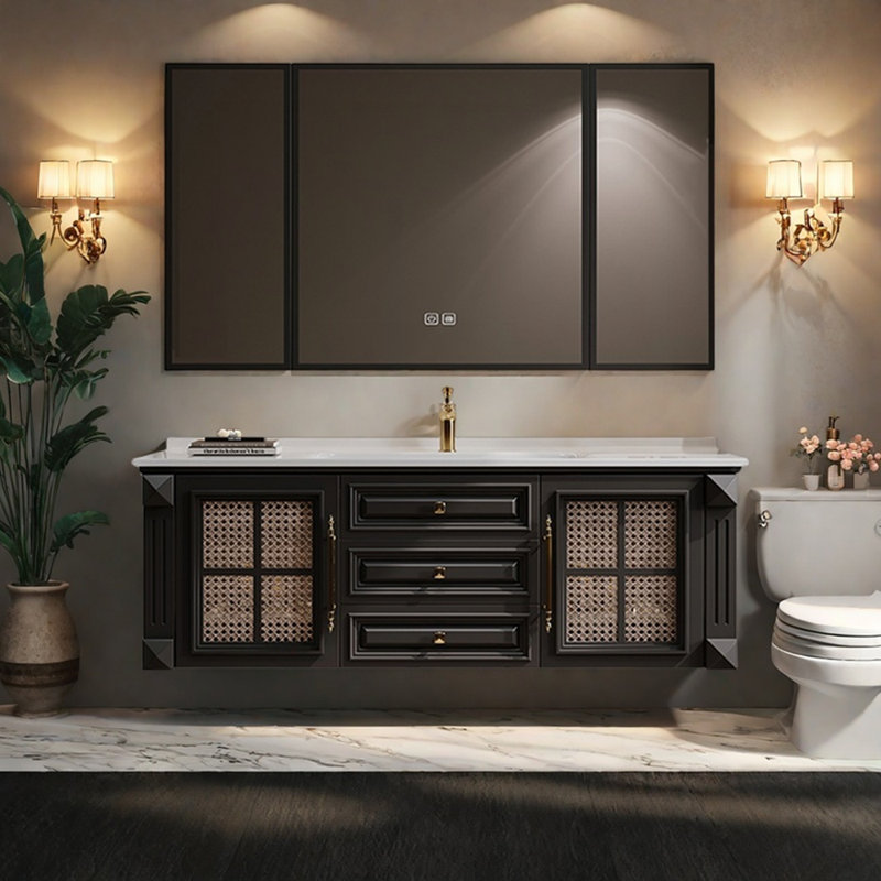 Armoire de salle de bain haut de gamme vintage français