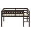 Wood Loft Bed With Ladder-2062081788