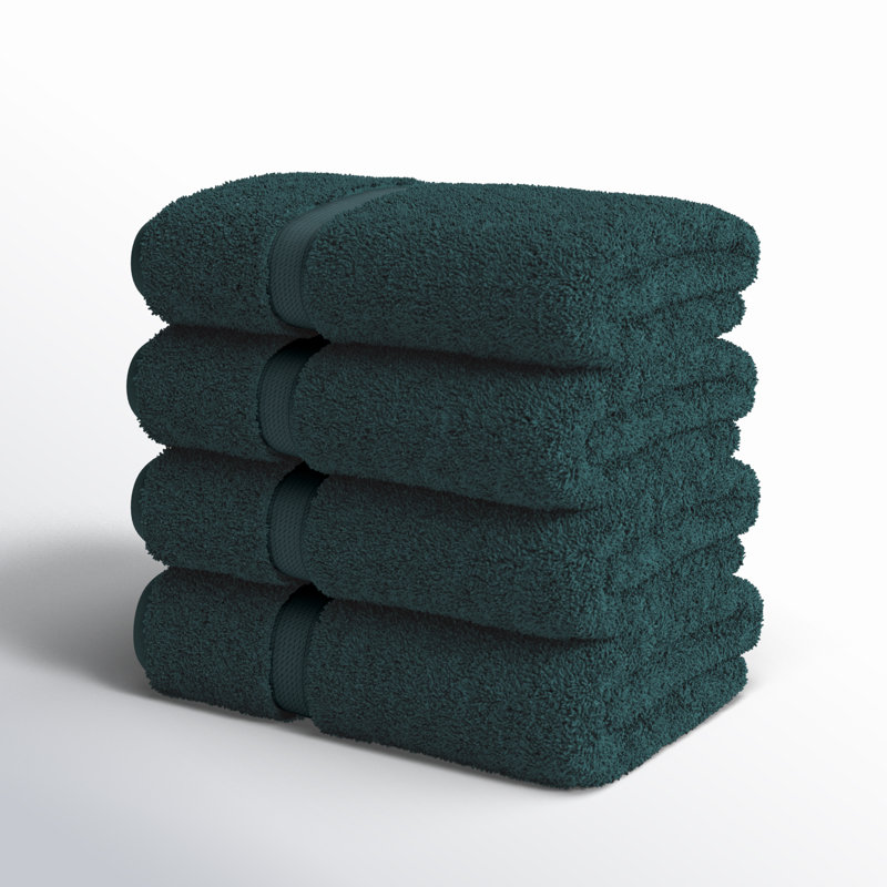 Coton luxueux et hautement absorbant Renata, Sarcelle