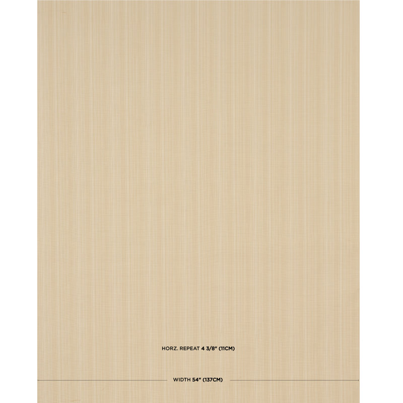 Schumacher x Mark D. Sikes Gracie Solid Strie Fabric, Neutral