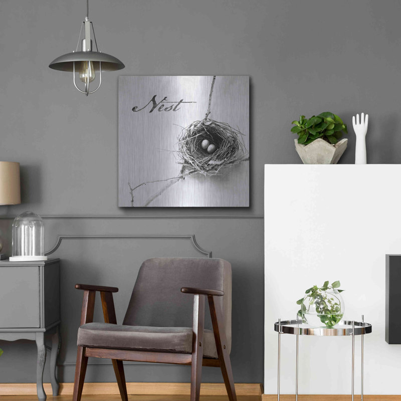 «Nest and Branch IV Nest BW» par Debra Van Swearingen, H 24 po x l 24 po