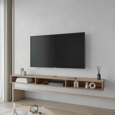 Meuble télé avec rangement ouvert