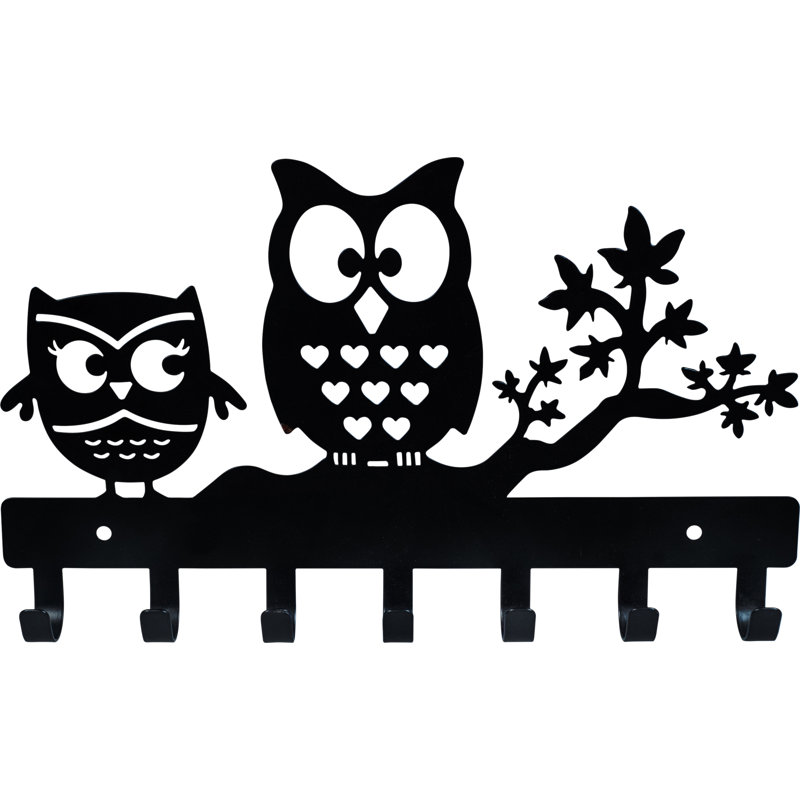 Sterre Owl Desgin Wall Organiser 7 Hooks