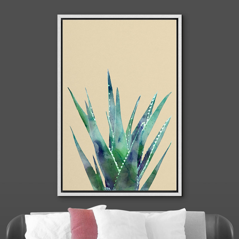 Peinture sur toile, cadre flottant, H 24 po x l 36 po x P 1,5 po, Blanc