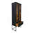 Versatile Rectangular Cabinet With Multiple Shelves For Efficient Storage