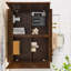 Buffet rétro Mid-Century avec 2 trous de sortie et rangement surdimensionné