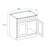 Ready-to-Assemble Kitchen Sink Base Cabinet 30"/33"/36"Wx24"D x 34.5"H-98678684-98678687