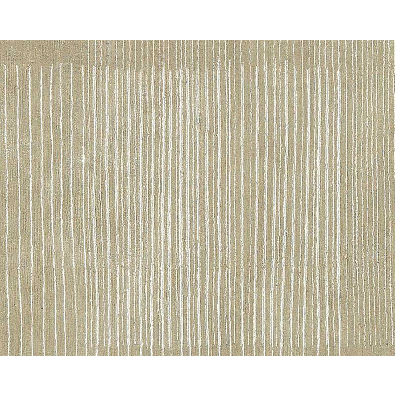 Sketch Striped Area Rug in Beige/White, Rectangle 3' x 5'