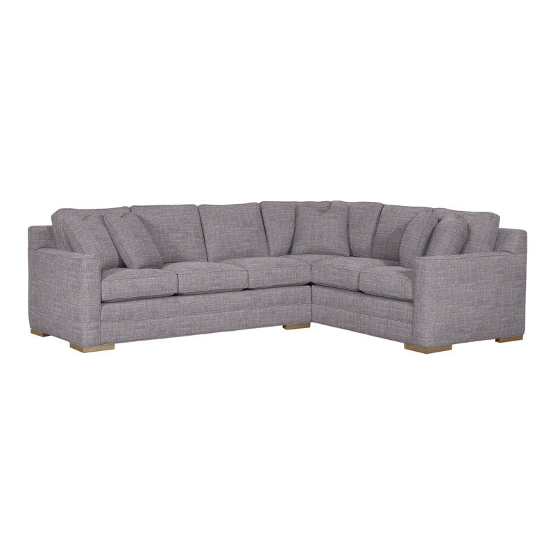 Summerton Upholstered L-Shaped Sectional Right Hand Facing, Nomad Slate Crypton® Chenille, Hampton