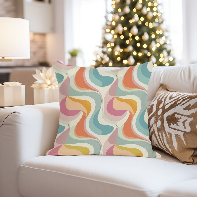 Abstract Retro 70s Hippie Groovy Pattern III Retro