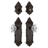 Nostalgic Warehouse Victorian Entry Set with Waldorf Crystal Knob