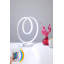 Lampe de table moderne avec télécommande, 16 couleurs et 4 modes, corps 100% aluminium, 13,8 x 4,7 x 13,8 pouces | Base en fer à revêtement électrostatique, fiche de type C, cote énergétique A +, durée de vie de 20 000 heures et plus-2134522276
