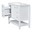 Meuble-lavabo élégant avec lavabo, tiroirs et armoire pour un décor de salle de bain fonctionnel et élégant.-2131619440