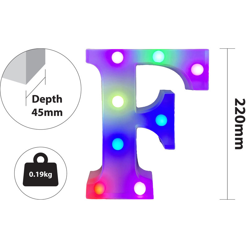 Catena 22cm LED Sign
