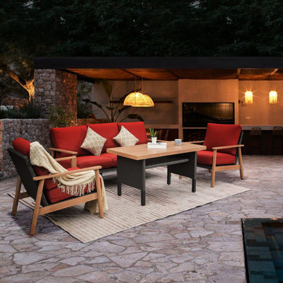62.96 " W Patio Sofa