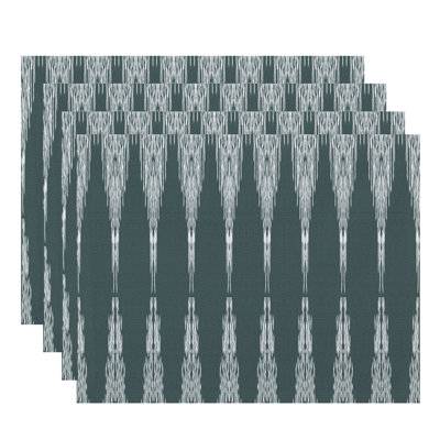 Avalon Polyester Geometric Rectangle Placemat