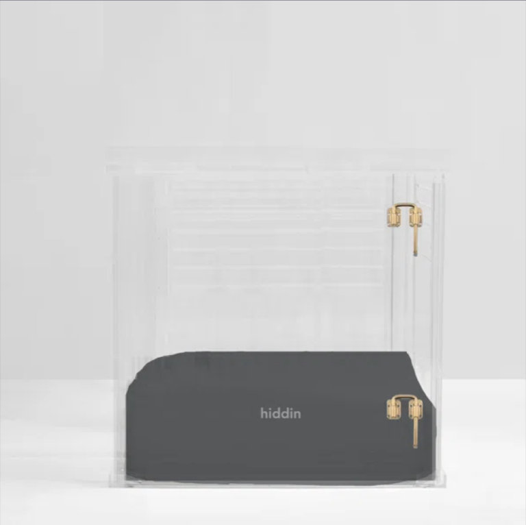 A closer look at Submerged Pet Crate Latch