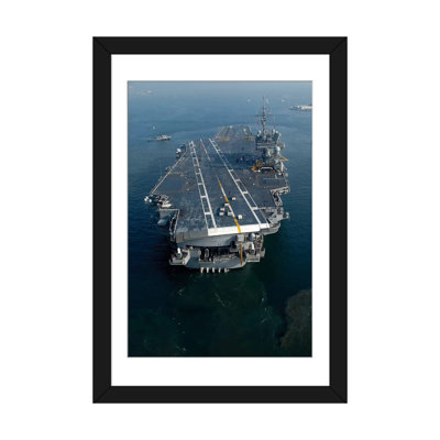 " The Conventionally Powered Aircraft Carrier USS Kitty Hawk " by Stocktrek Images