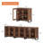 Modern TV Stand With Glass Doors For 110 Inch Tvs, 3 In 1 Entertainment Center Console With Adjustable Shelves And Metal Base For Living Room, Bedroom-453086508-453086507