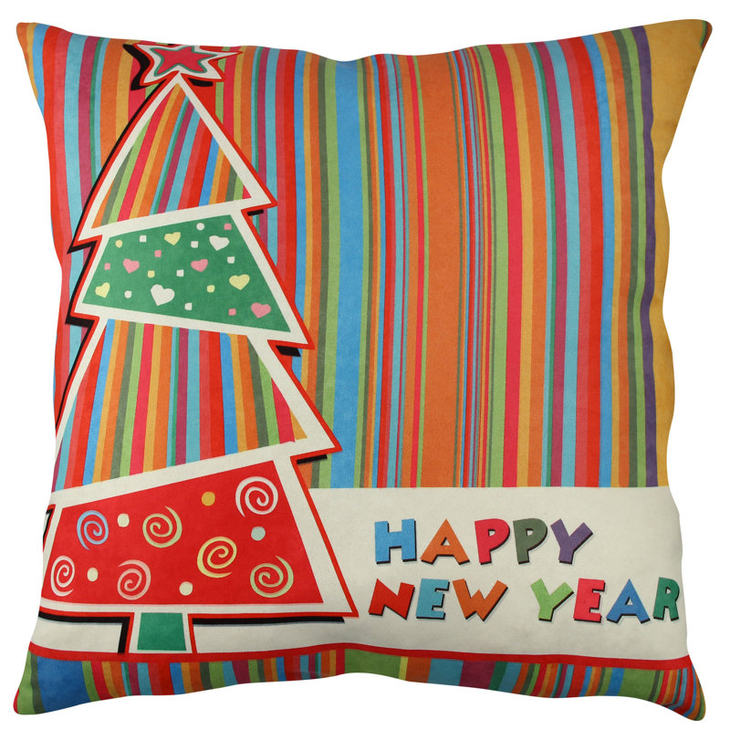 Christi Striped Square Cushion
