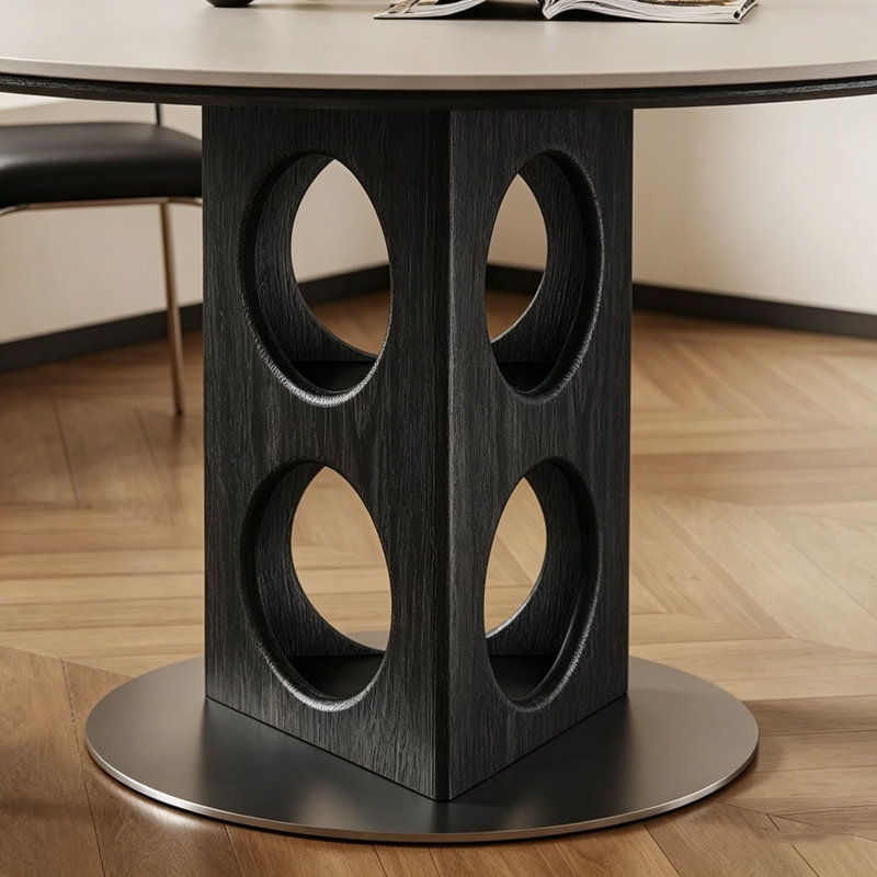 Alba, H 29,5 po x L 43,3 po x l 43,3 po, Ensemble de cinq pièces : table, quatre chaises