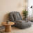 Upholstered Foldable Lazy Sofa Bed (Grey)-645626824