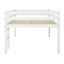 Lit mezzanine en bois avec échelle-683247130