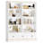 Akxel 47.2" W 3-Drawer Wood Grain Bookshelf-1625577716